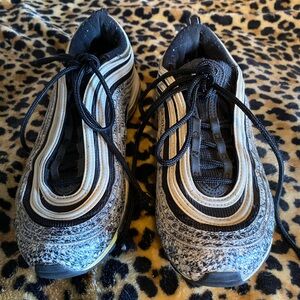 Nike Air Max 97 Snakeskin Cocoa Snake Black White CT1549-001 Women Shoe Size 9